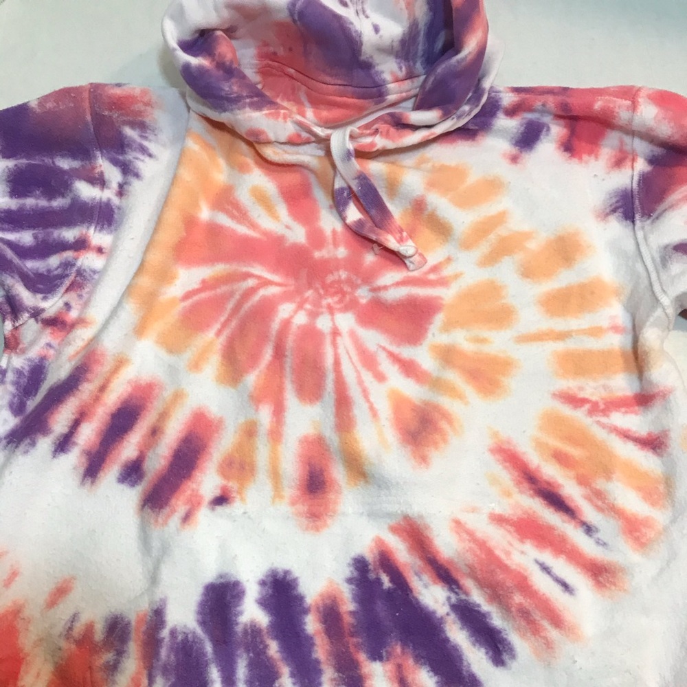PRICE FIRM BNWT Ivory Ella Sunset Tie Dye Medium GREAT HOODIE! FINAL PRICE - Picture 4 of 13